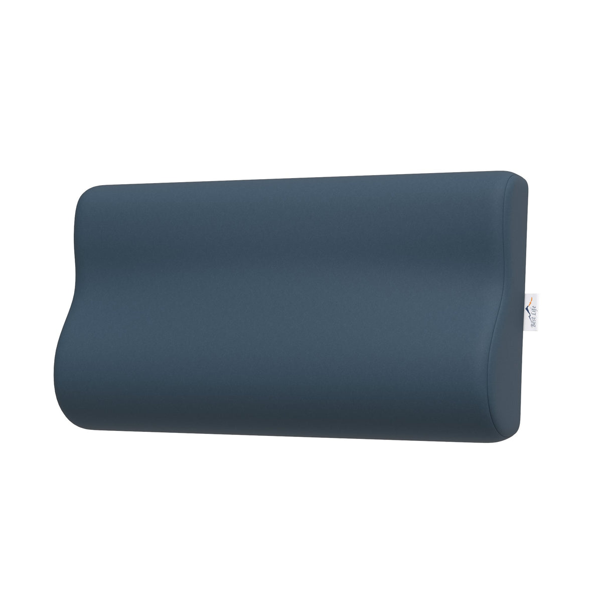 Verkoelende Kussensloop Guna in navy om ergonomisch Hoofdkussen Guna
