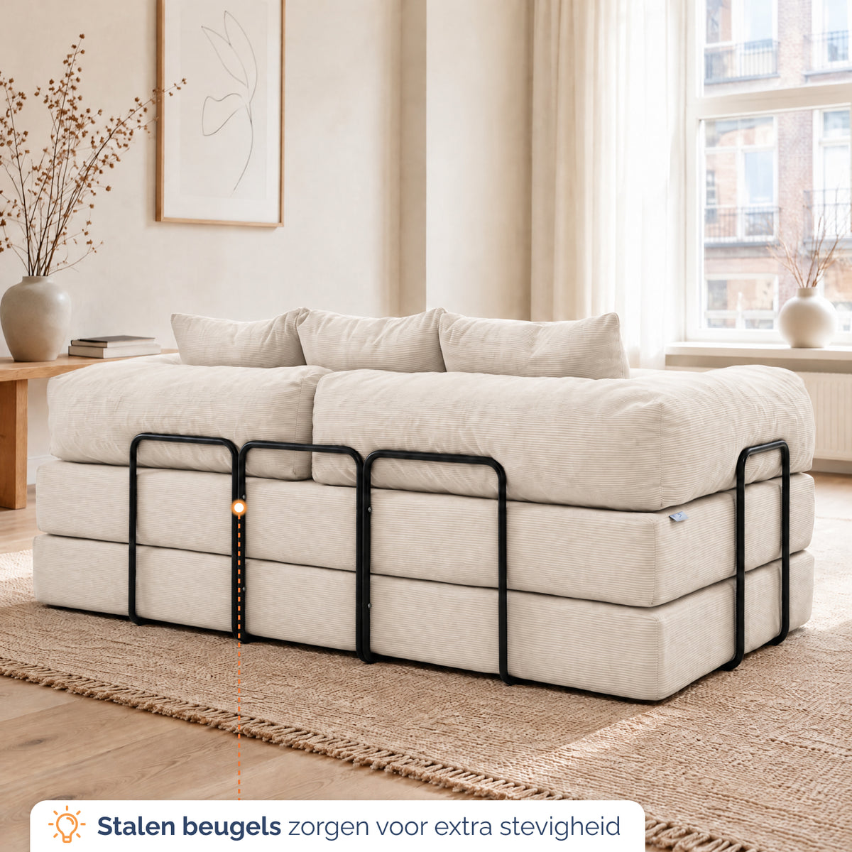 Slaapbank Lugano Beige